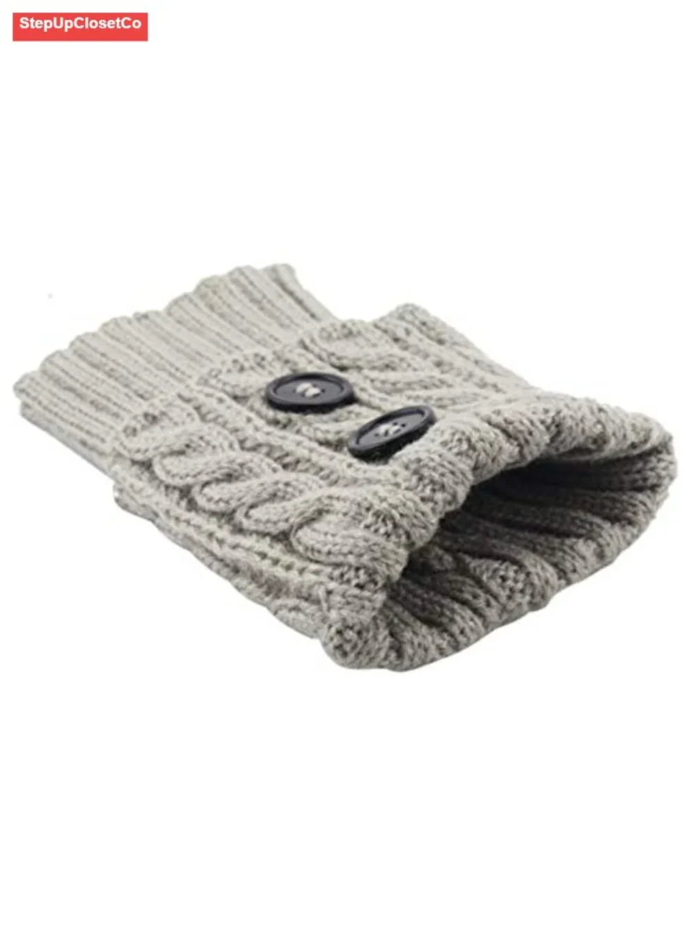 3 Pairs Crochet Knit Boot Cuffs Leg Warmers Stretchy Acrylic Winter Boot Socks